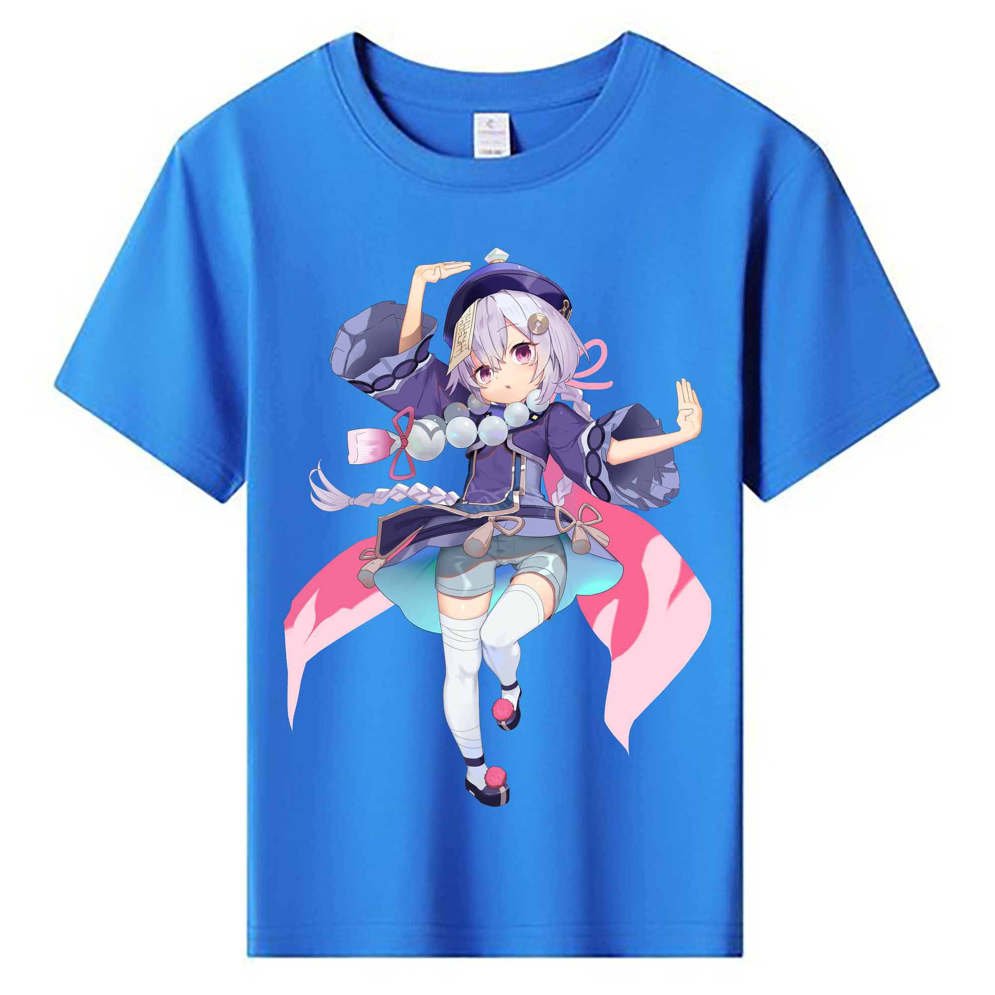 げんし神 七七 なな  genshin Nana 綿100％キッズTシャツ（フロントプリント）